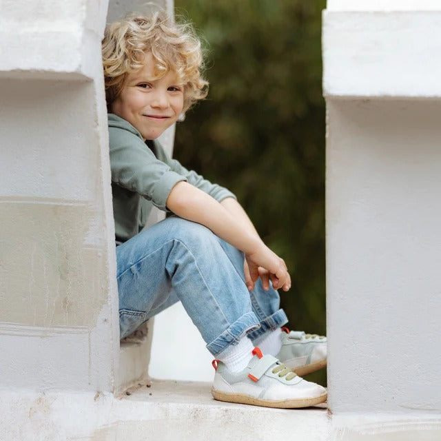 Lou 2.0 Kids Sage Green/Red